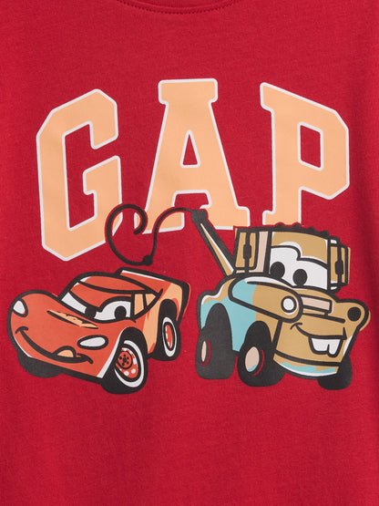 Kırmızı Disney Cars Logo T-shirt