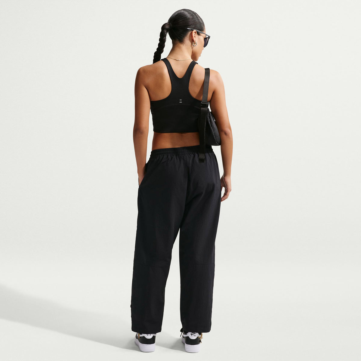 Nike Tempo Dri Fit Cropped Kadın Siyah Bra