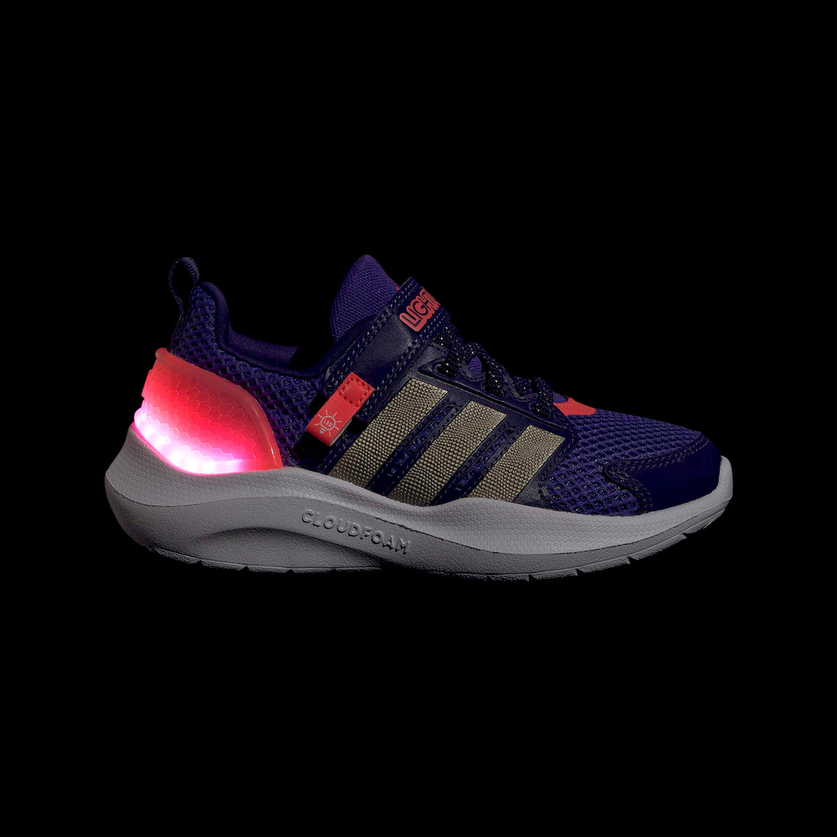 Adidas Lightorama Runner Elastic Lace Çocuk Mor Koşu Ayakkabısı