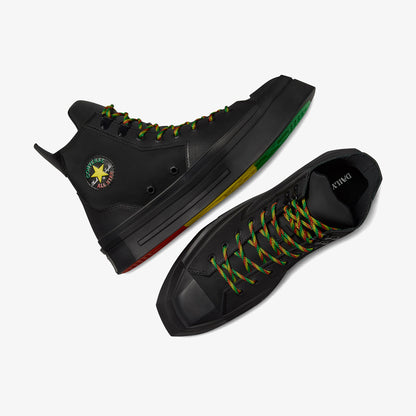 Converse Chuck 70 De Luxe Heel Unisex Siyah Platform Sneaker