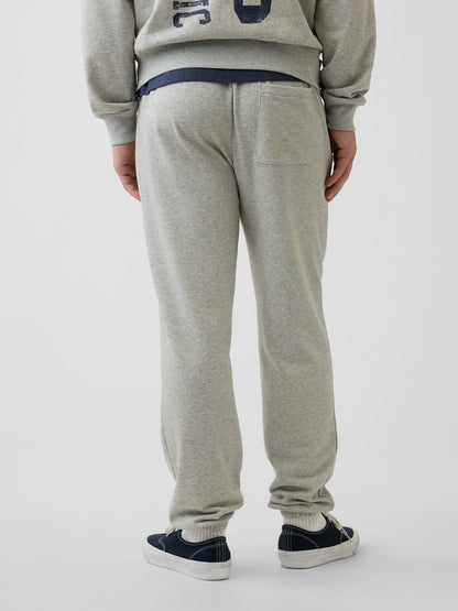 Gri Relaxed Gap Logo Fransız Havlu Kumaş Jogger Eşofman Altı