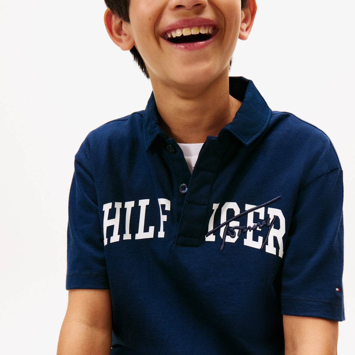 Tommy Hilfiger Mixed Graphic Çocuk Lacivert Eşofman Altı