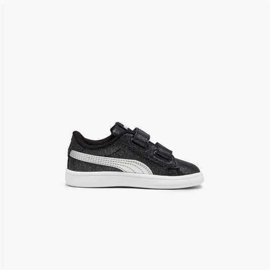 Puma Smash 3.0 Glitz Glam Bebek Siyah Simli Spor Ayakkabı