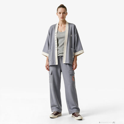 Unıted4 Regular Fit Kadın Gri Eşofman Altı