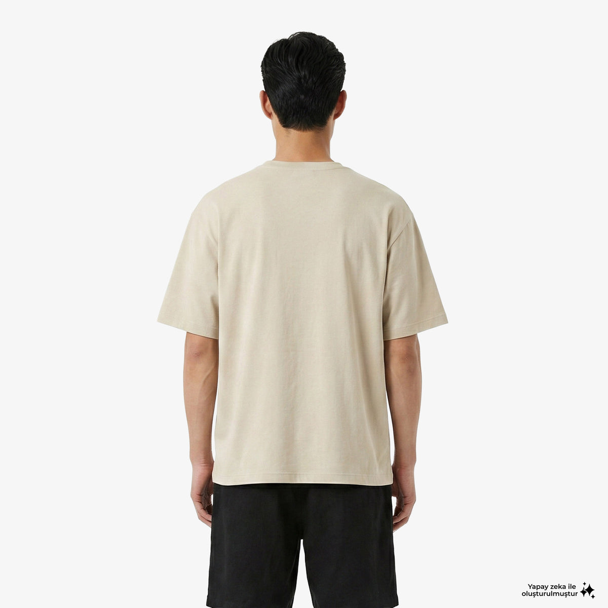 Unıted4 Regular Fit Erkek Krem T-shirt