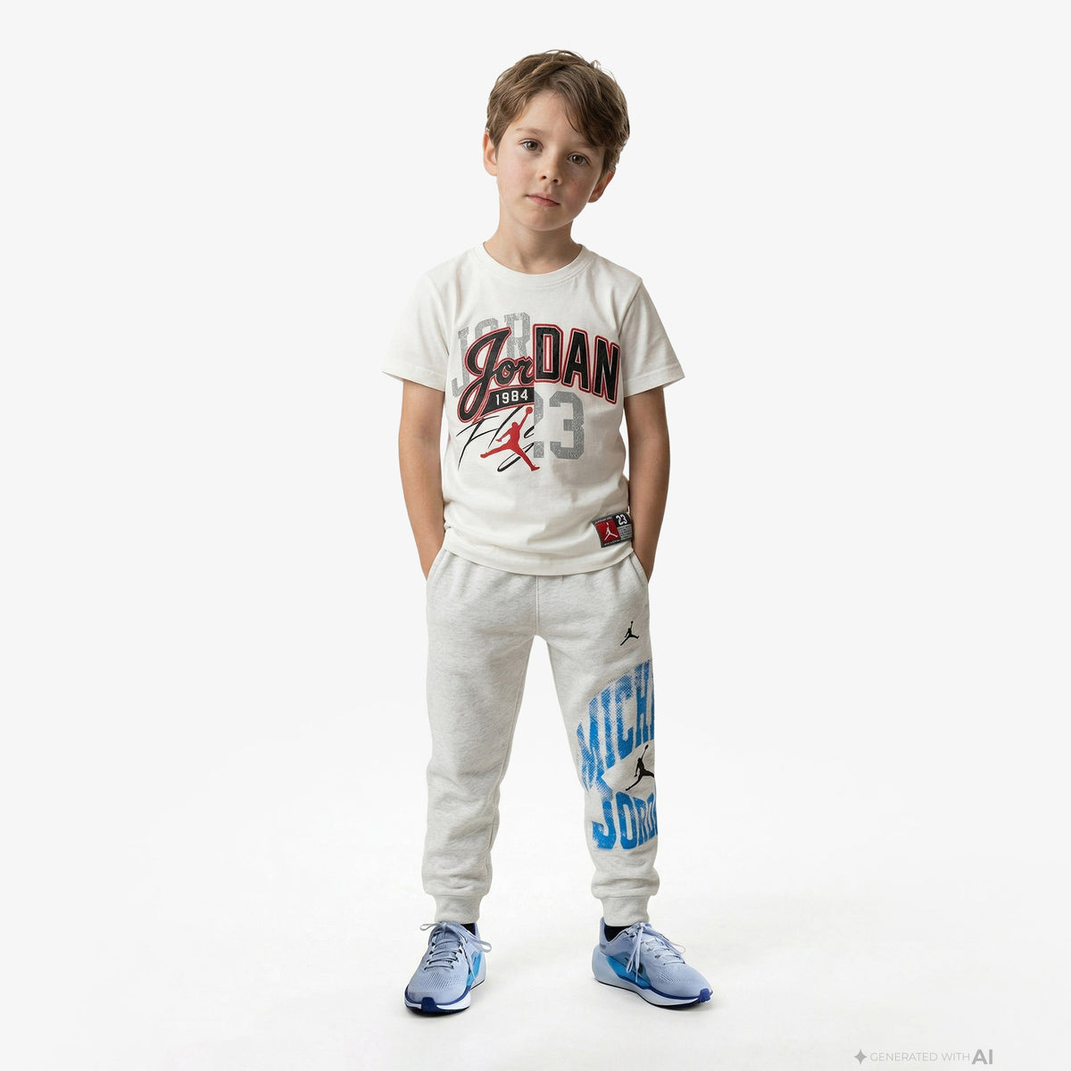 Jordan Varsity Split Çocuk Krem T-shirt