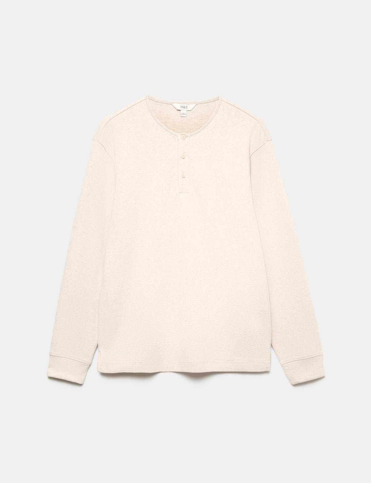 Yumuşak Dokulu Henley Üst