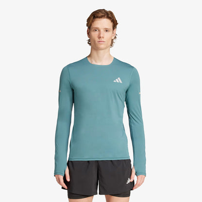 Adidas Adi365 Running Climacool+ Erkek Yeşil Koşu Sweatshirt
