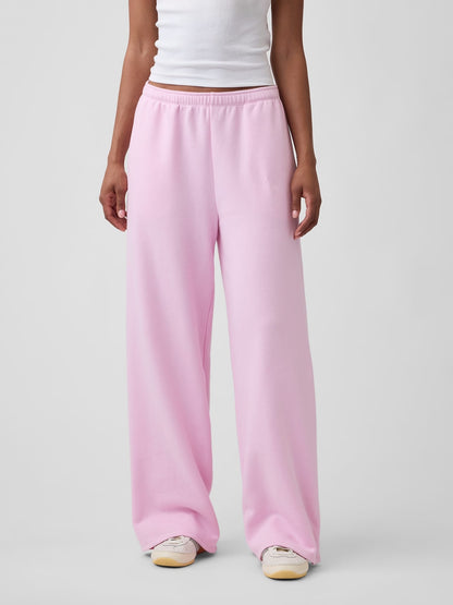 Açık Pembe Vintagesoft Baggy Wide-leg Eşofman Altı