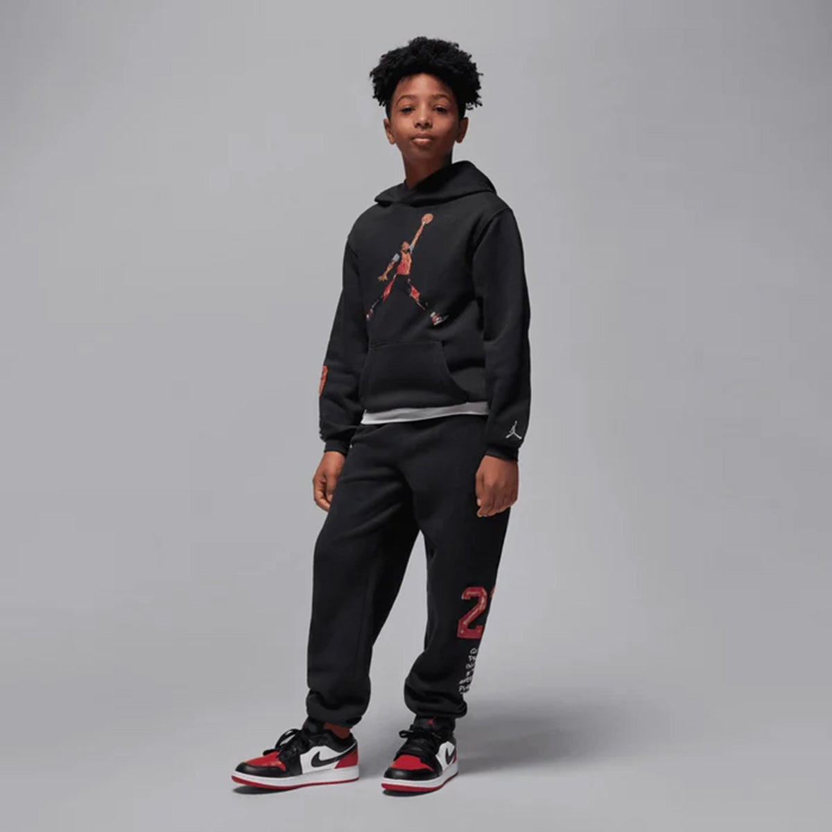 Jordan Jdb Jordan Sketch Po Çocuk Siyah Sweatshirt
