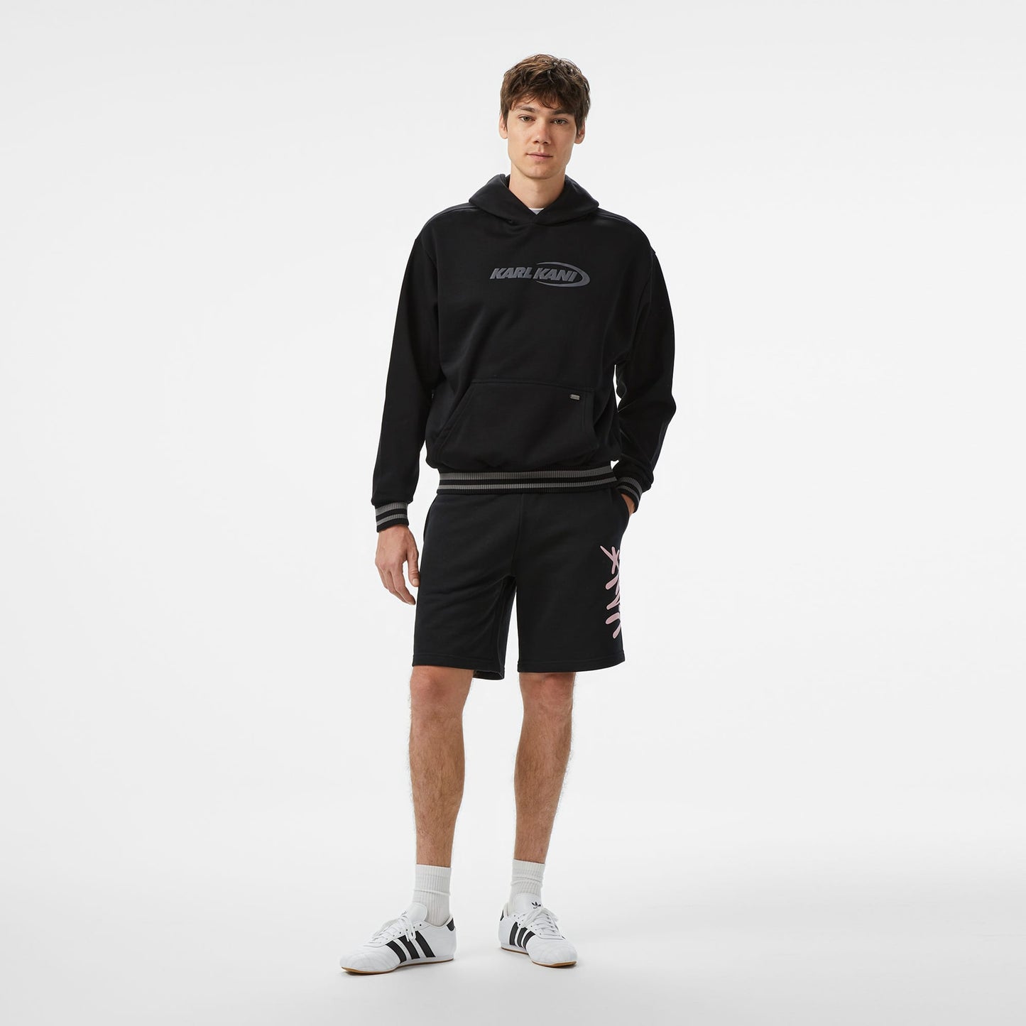 Karl Kani Ellipse Erkek Siyah Hoodie