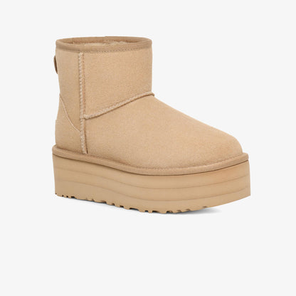 Ugg Classic Mini Platform Kadın Krem Bot