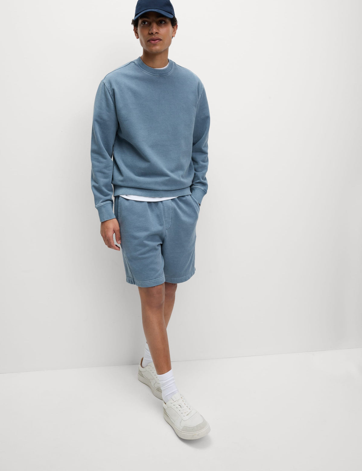 Saf Pamuklu Sweatshirt