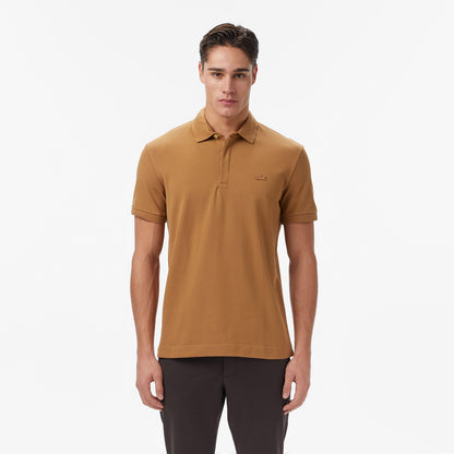 Lacoste Erkek Regular Fit Açık Kahverengi Polo