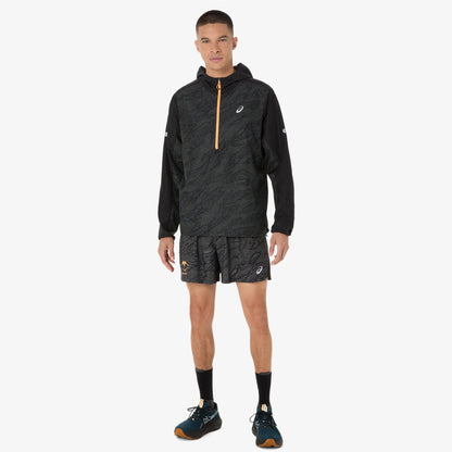 Asics Fujitrail Packable Windbreaker Erkek Siyah Ceket