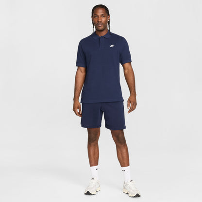 Nike Club Ss Polo Pique Erkek Mavi T-shirt