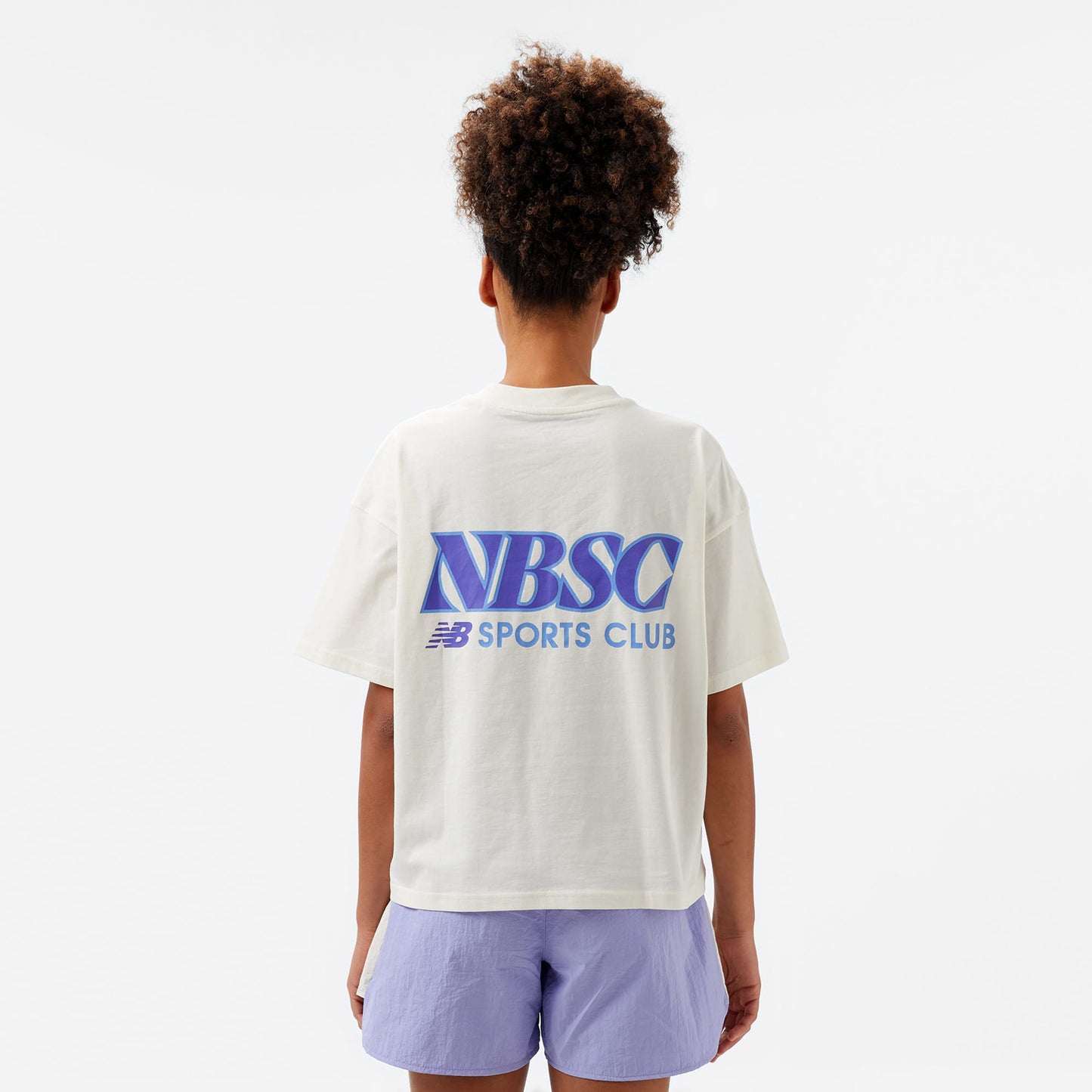 New Balance Lifestyle Kadın Bej T-shirt