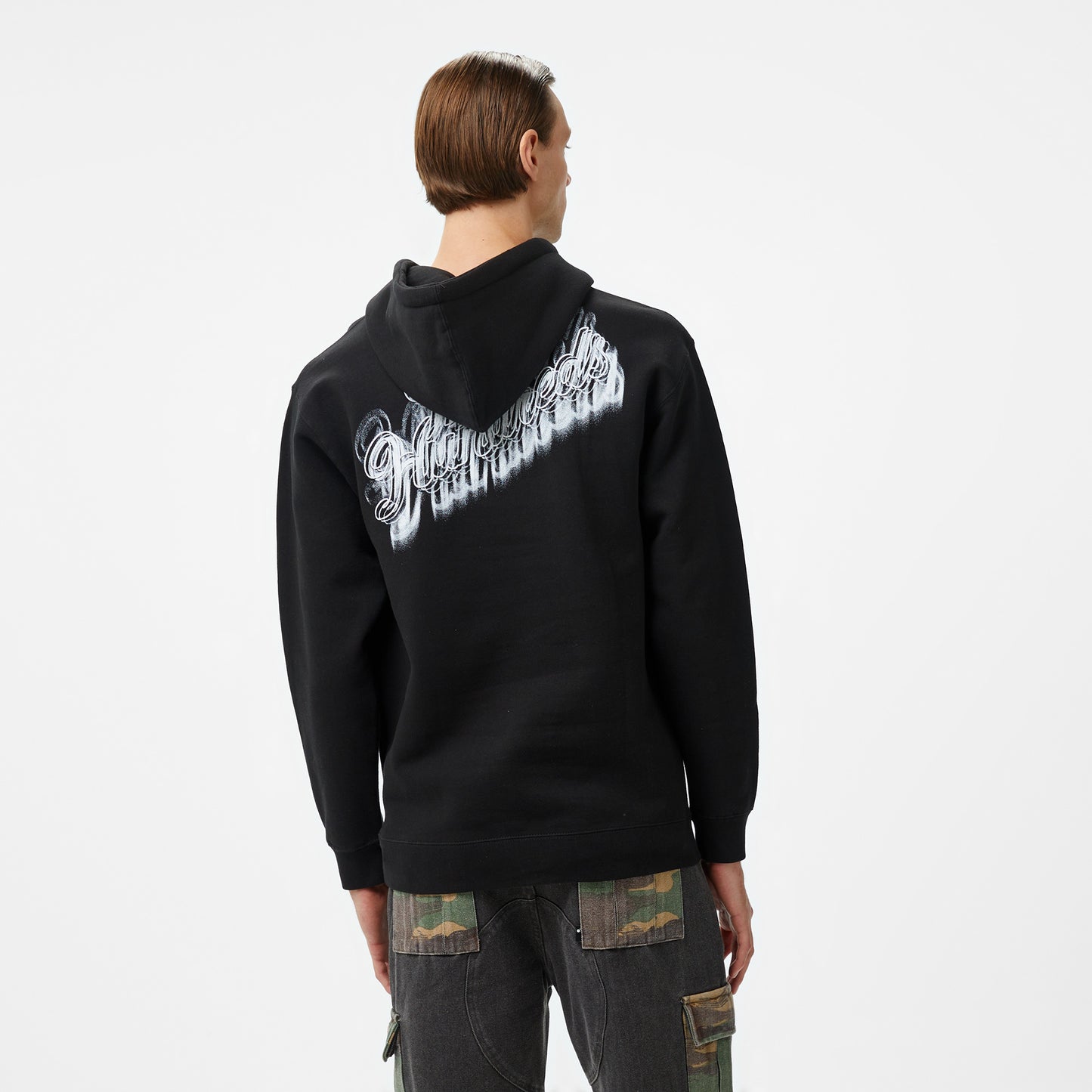 The Hundreds Blurred Slant Pullover Erkek Siyah Sweatshirt