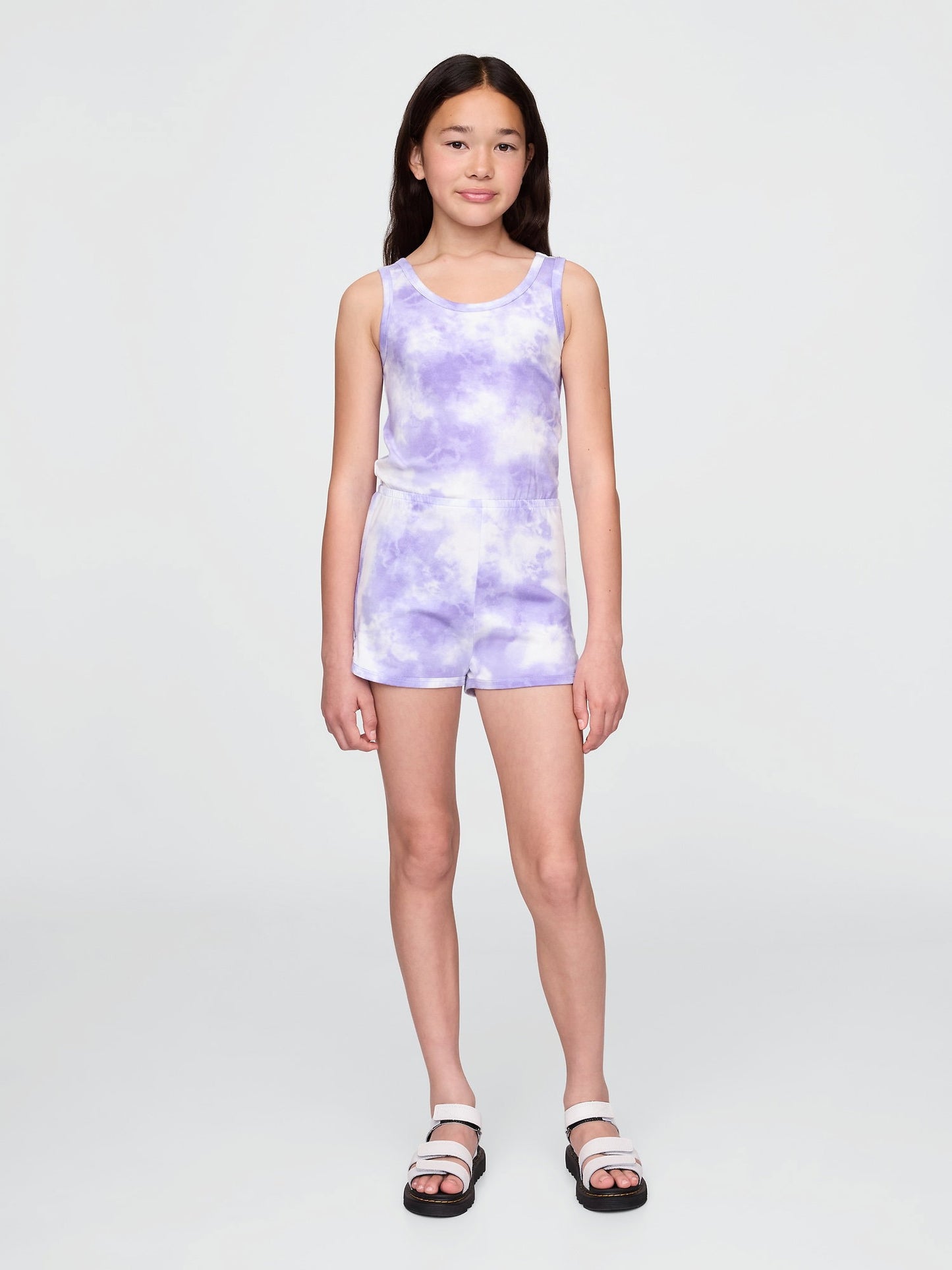 Lila Askılı Cutout Tulum