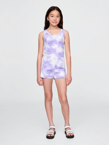 Lila Askılı Cutout Tulum