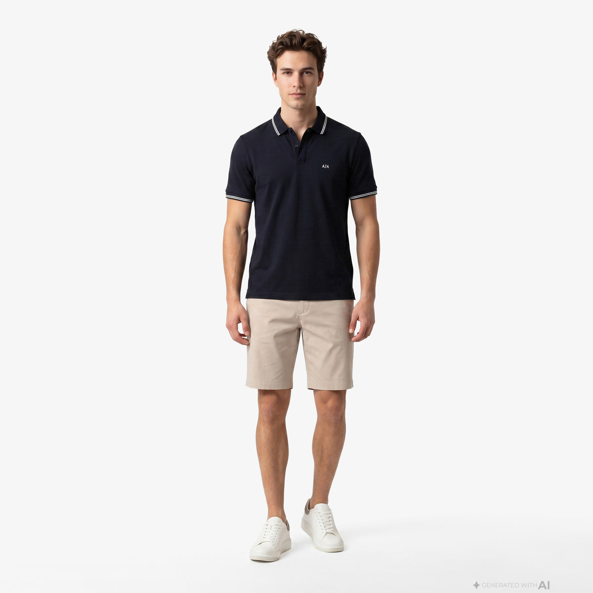 Armani Exchange Erkek Lacivert Polo