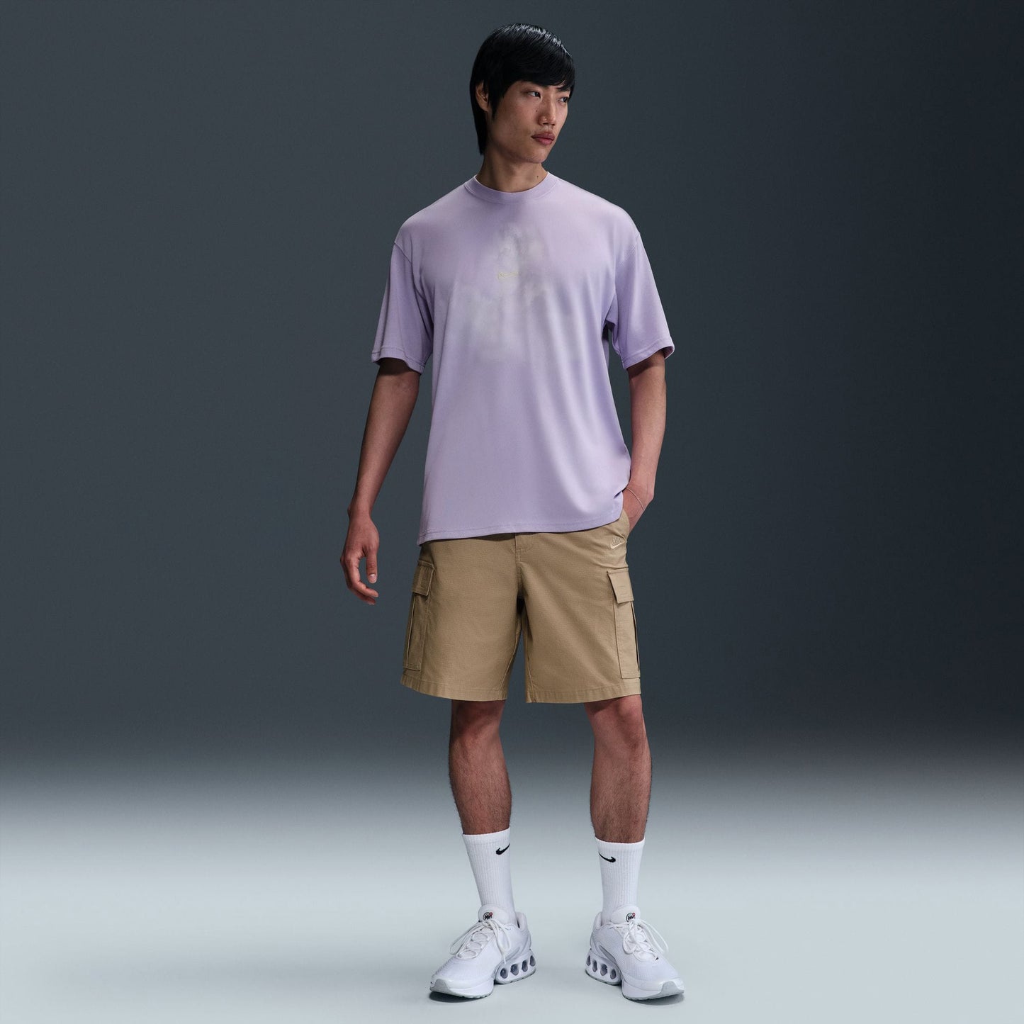 Nike Sportswear Max 90 Erkek Mor T-shirt