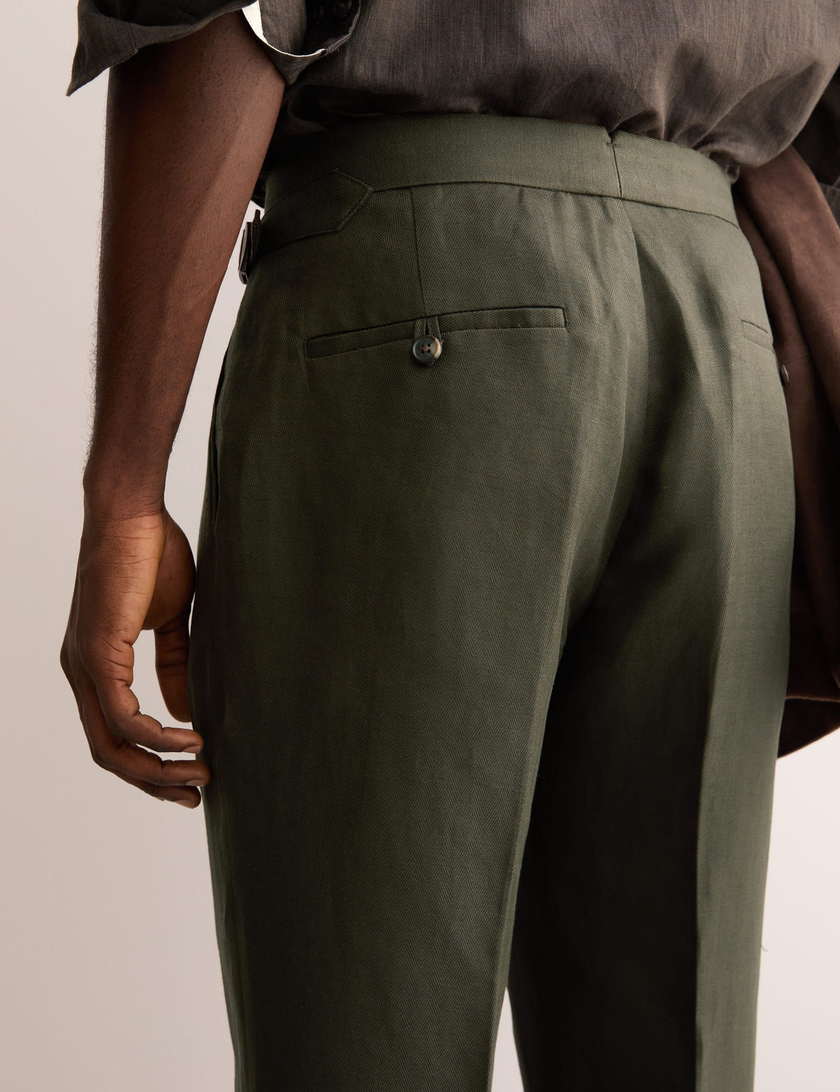 Keten Karışımlı Pantolon