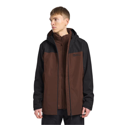 Jack Wolfskin Taubenberg 3in2 Erkek Kahverengi Ceket
