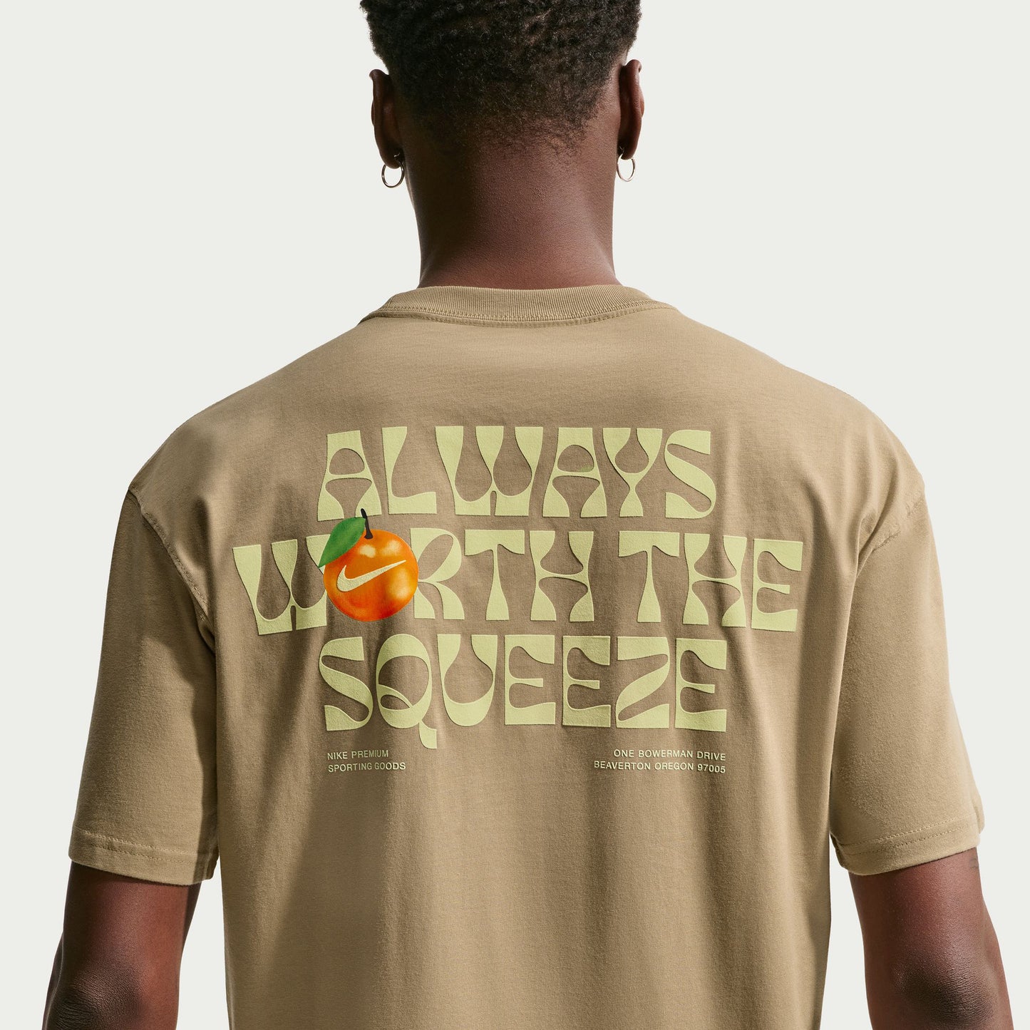 Nike Sportswear Lse Orange Erkek Kahverengi T-shirt