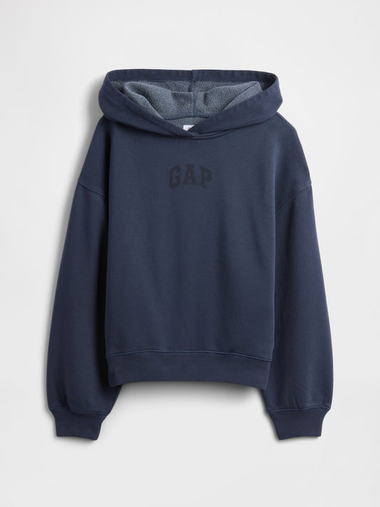 Koyu Mavi Relaxed Gap Logo Sweatshirt