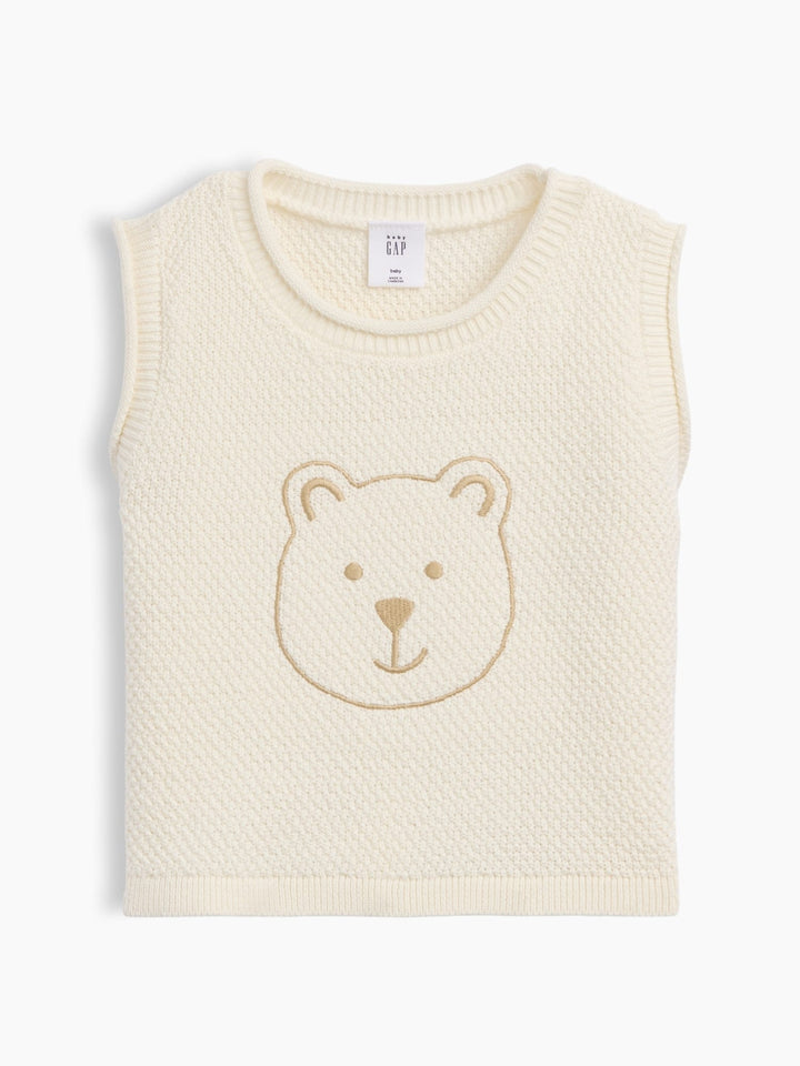 Kırık Beyaz Brannan Bear Triko Süveter