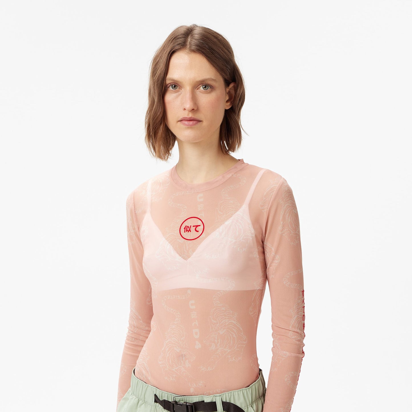 United4 Kadın Pembe Renk Bodysuit
