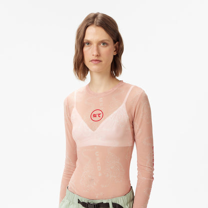 United4 Kadın Pembe Renk Bodysuit