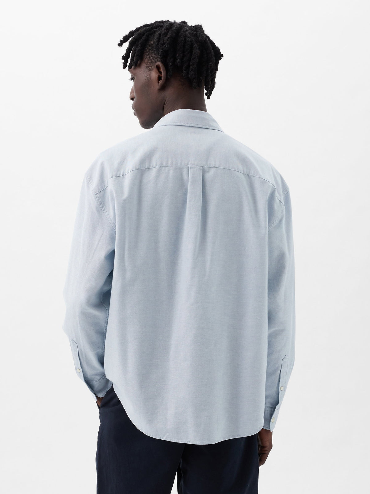 Mavi Gap Logo Oversize Oxford Gömlek