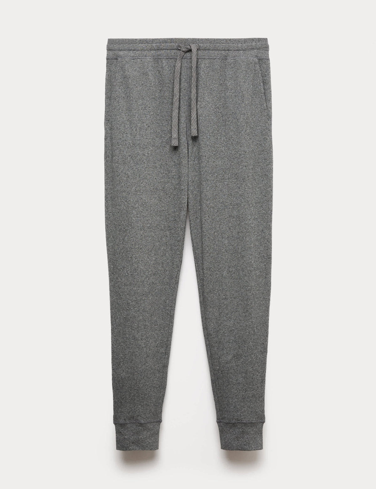 Saf Pamuklu Waffle Pijama Altı