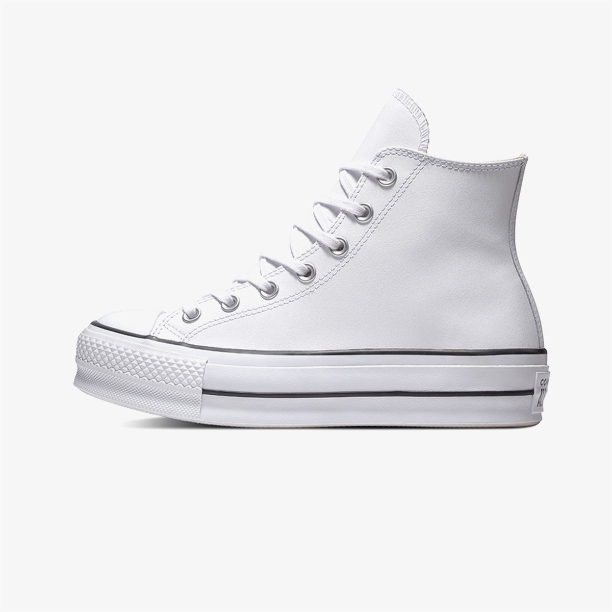 Converse Chuck Taylor All Star Lift Hi Deri Unisex Beyaz Sneaker