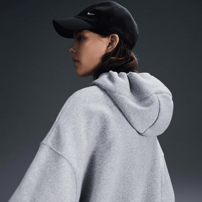 Nike Sportswear Phoenix Fleece Oversize Kadın Gri Hoodie