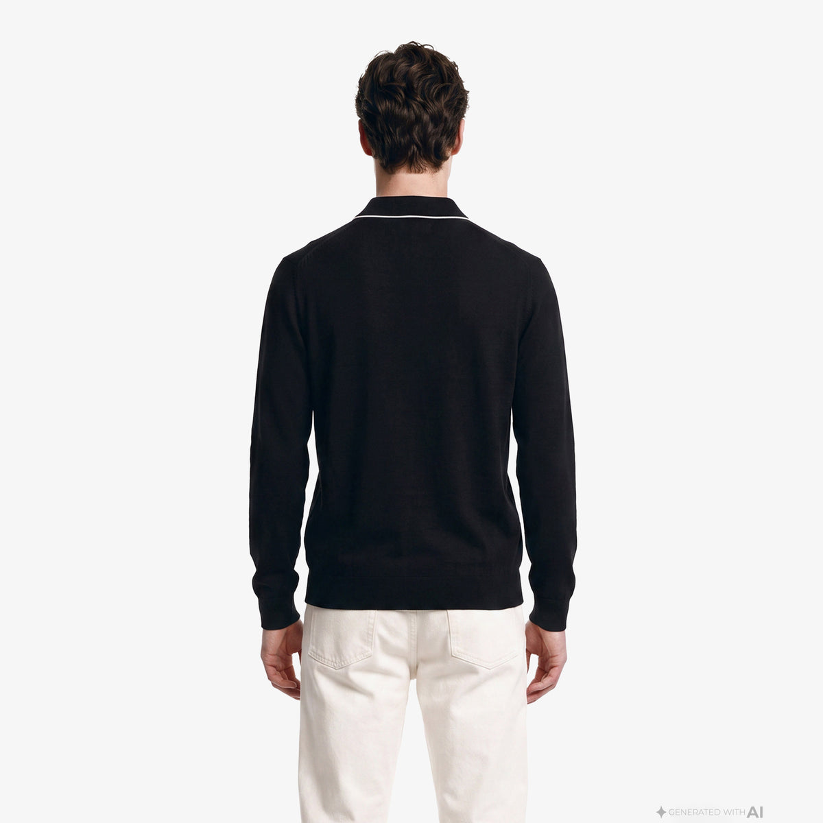 Lacoste Regular Fit Erkek Siyah Kazak