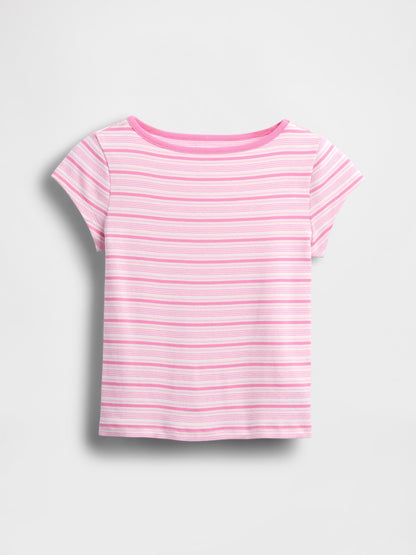 Pembe Cap-sleeve Fitted T-shirt