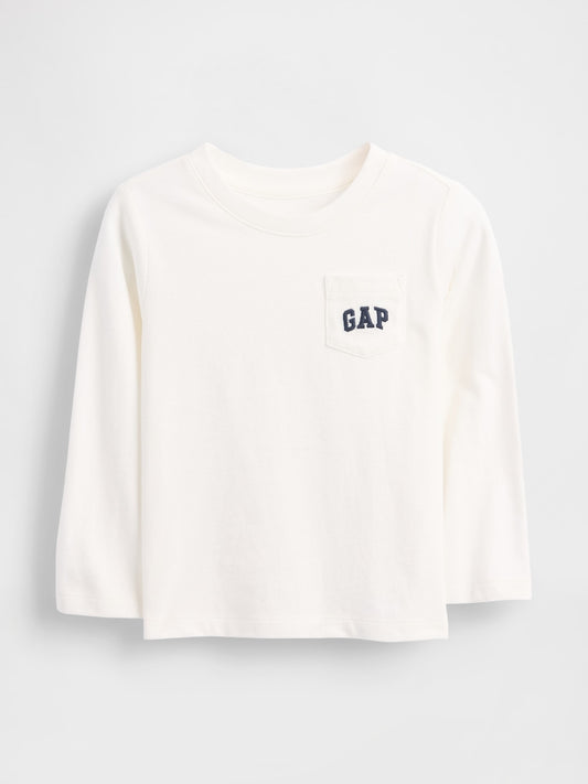 Kırmızı Gap Logo Cep T-shirt