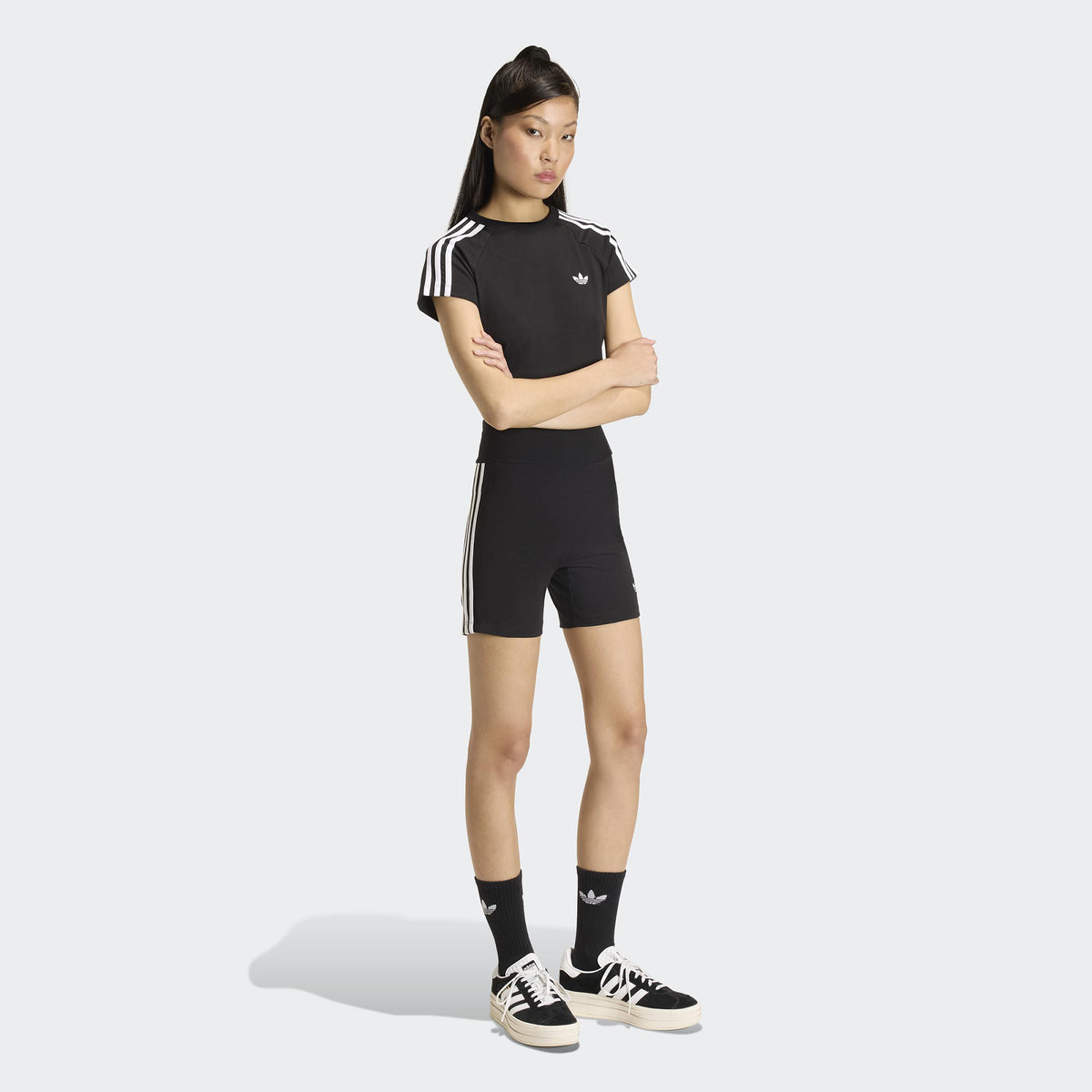 Adidas Superstar Track Baby Kadın Siyah T-shirt