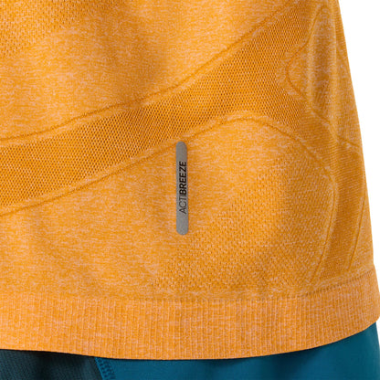 Asics Road Seamless Ls Top Erkek Turuncu Koşu Sweatshirt