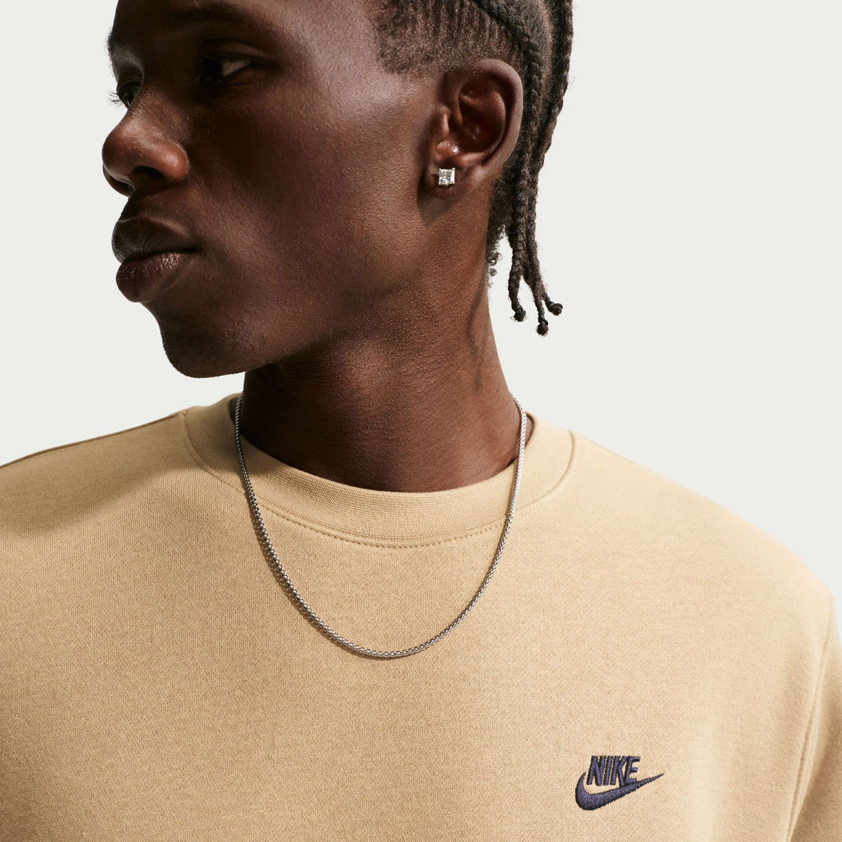 Nike Club Bb Erkek Krem Sweatshirt