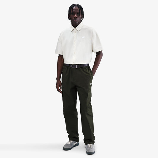 Nike Sportswear Club Dokuma Erkek Yeşil Kargo Eşofman Altı