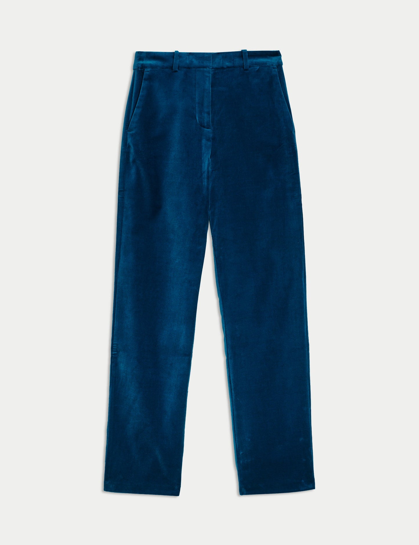 Kadife Straight Leg Pantolon