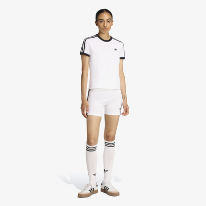 Adidas 3s Slim Kadın Beyaz T-shirt