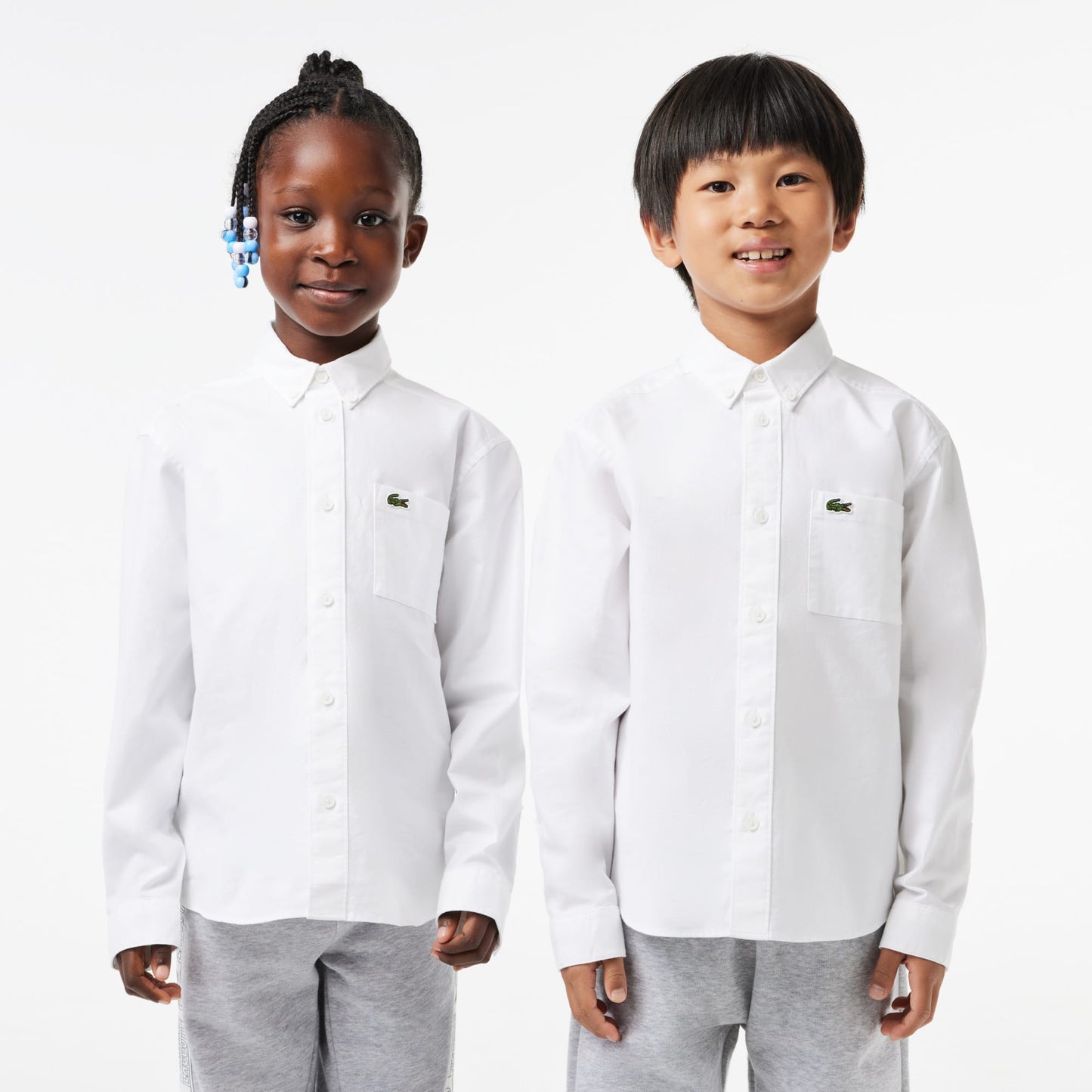 Lacoste Classic Çocuk Beyaz Gömlek