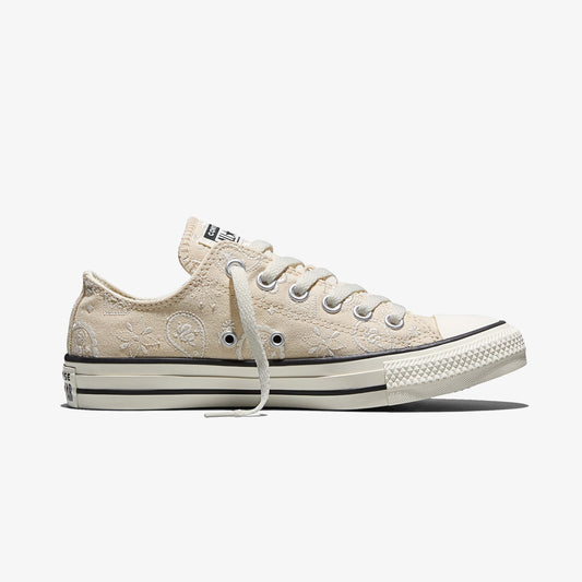 Converse Chuck Taylor All Star Desenli Unisex Bej Sneaker