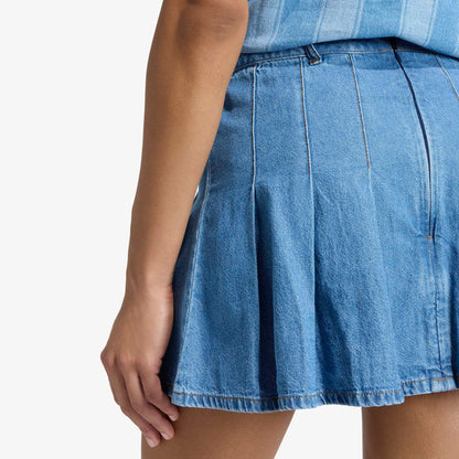 Adidas Denim Kadın Mavi Etek