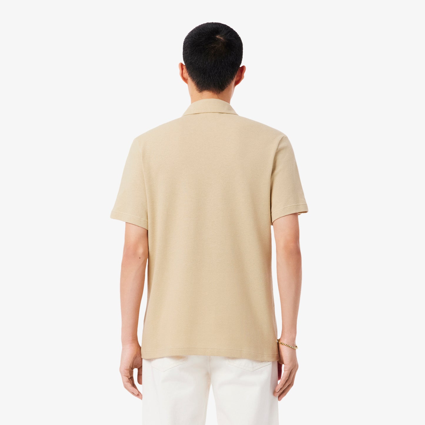 Lacoste Classic Fit Erkek Bej Polo